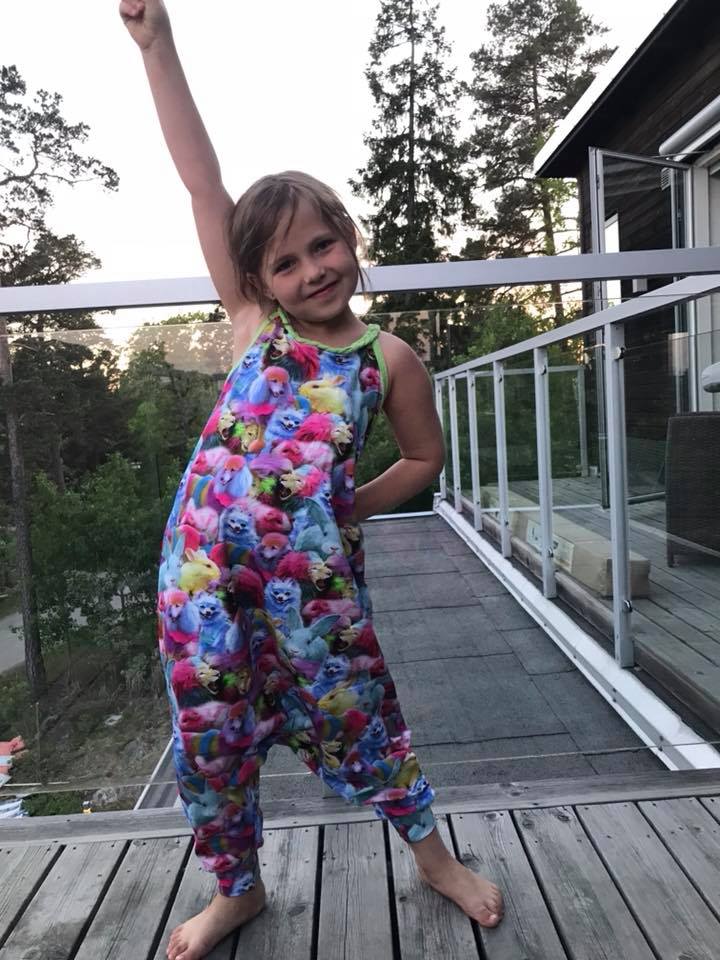 Barely Boho Strl 68-170 PDF-mönster