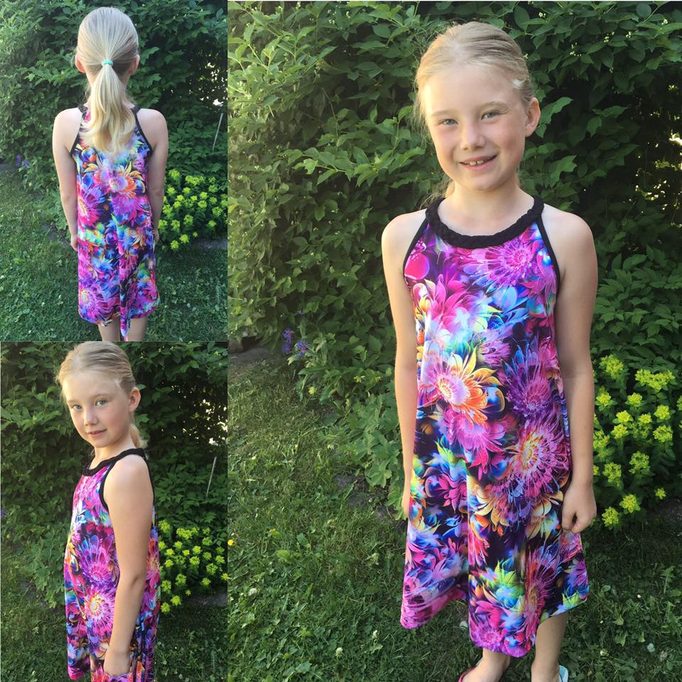 Barely Boho Strl 68-170 PDF-mönster