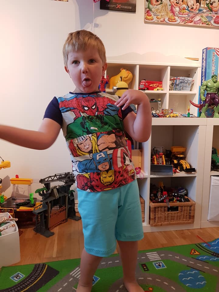 Cozy Cargo Shorts strl 56-140 PDF-mönster