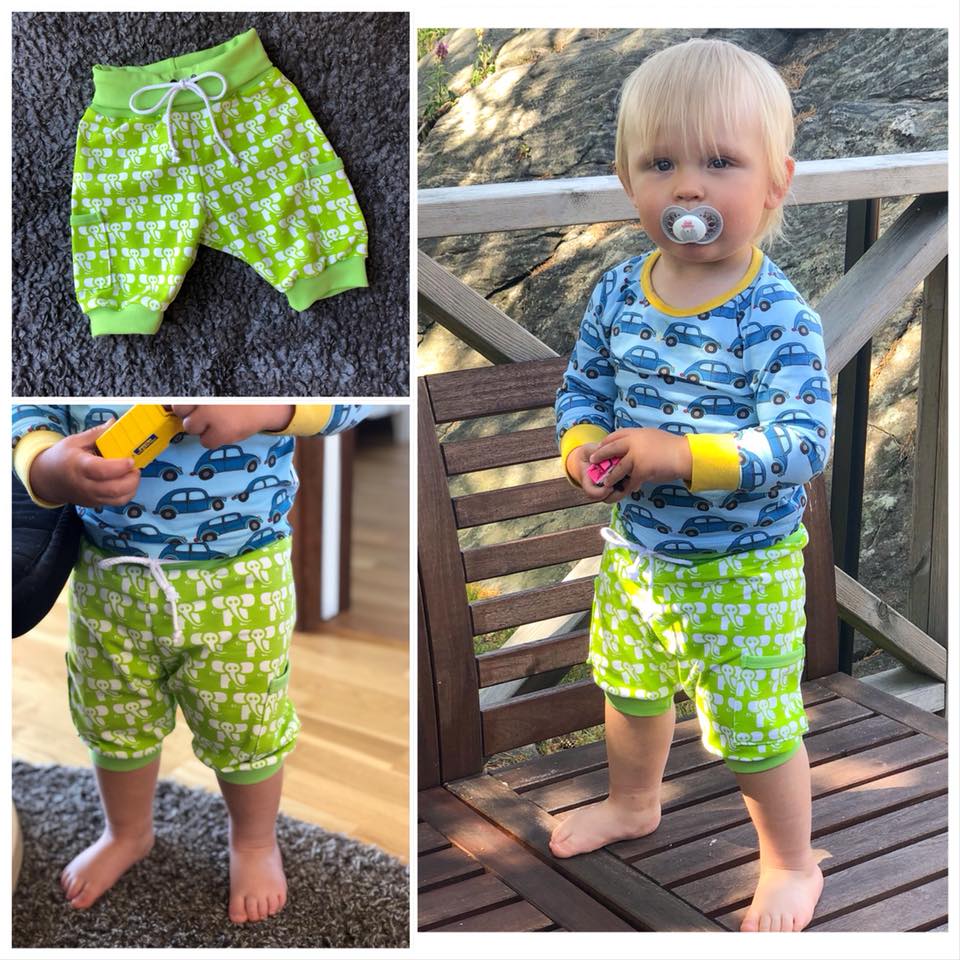 Cozy Cargo Shorts strl 56-140 PDF-mönster