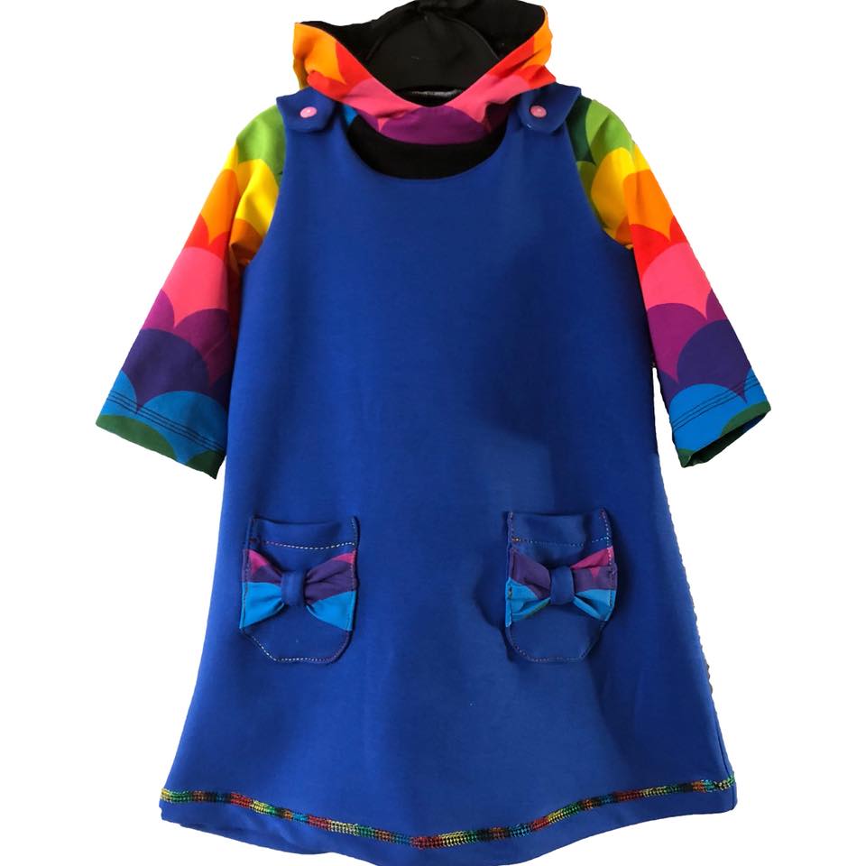 Karlssons Dungaree Dress Strl 62-164 PDF-mönster