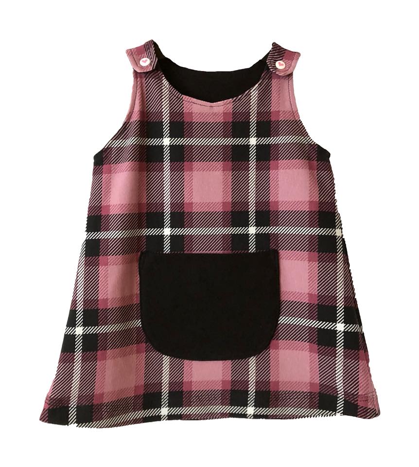 Karlssons Dungaree Dress Strl 62-164 PDF-mönster