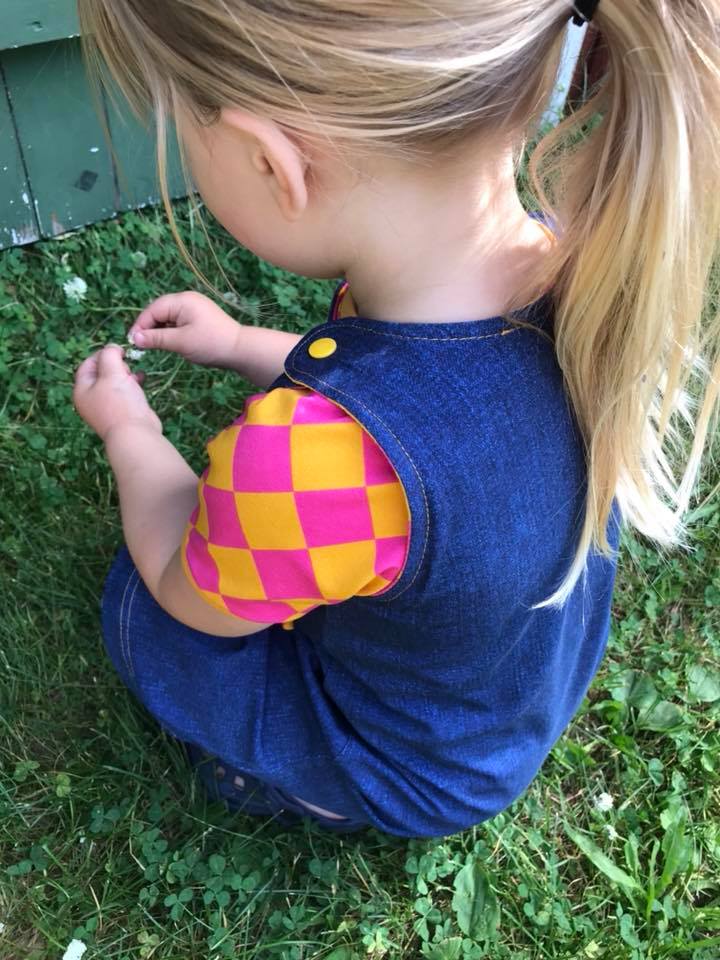 Karlssons Dungaree Dress Strl 62-164 PDF-mönster