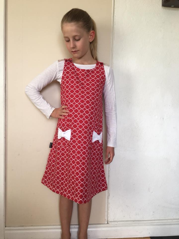 Karlssons Dungaree Dress Strl 62-164 PDF-mönster