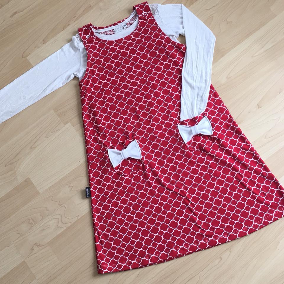 Karlssons Dungaree Dress Strl 62-164 PDF-mönster