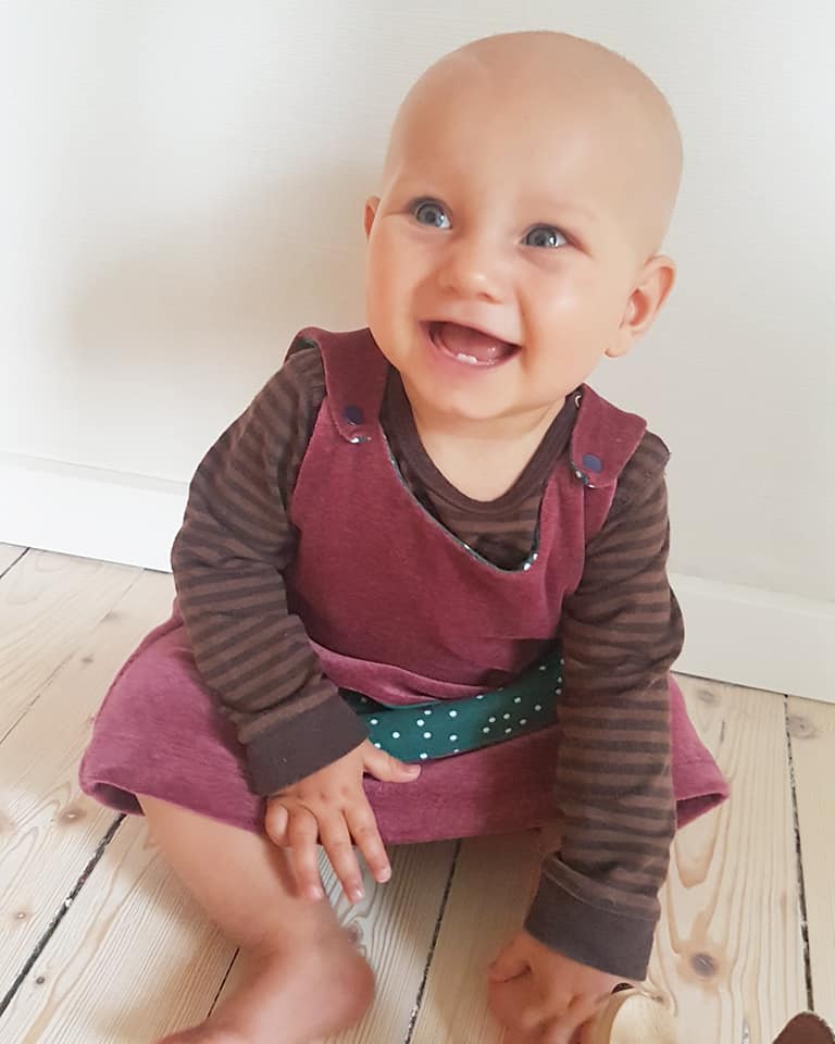 Karlssons Dungaree Dress Strl 62-164 PDF-mönster