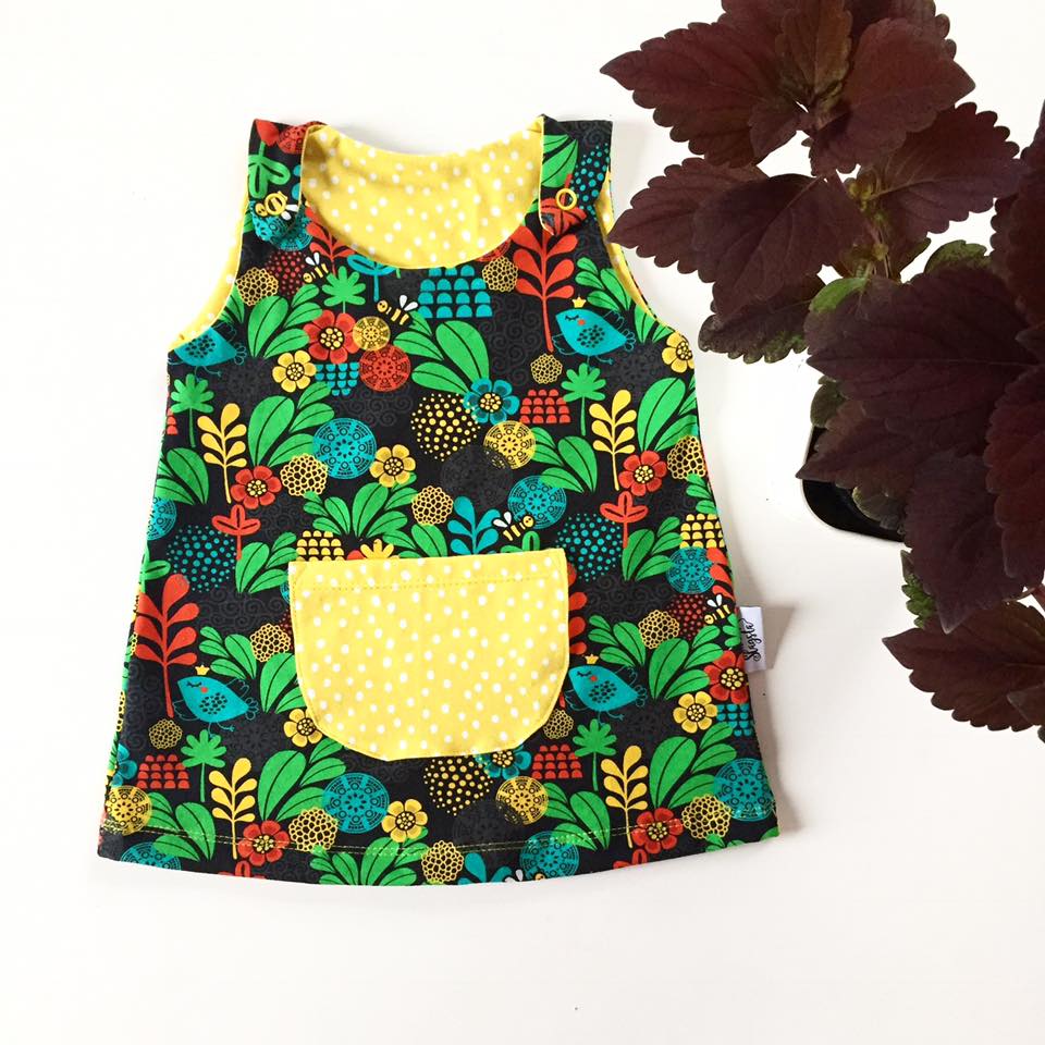 Karlssons Dungaree Dress Strl 62-164 PDF-mönster