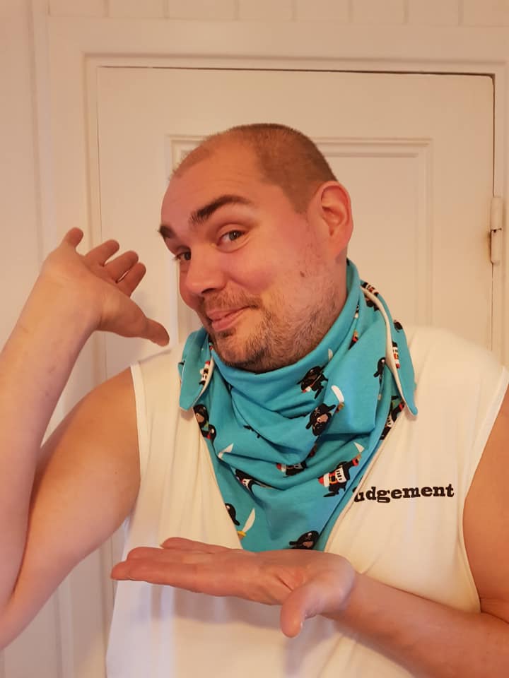 Plus Plus Hat & Scarf strl Prematur-Herr PDF-mönster