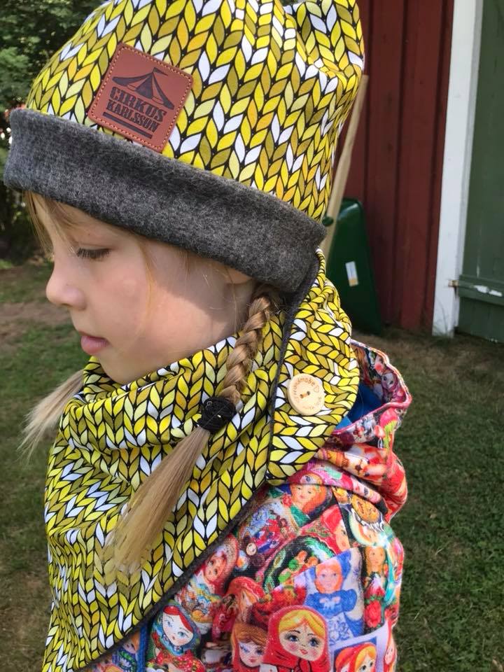 Plus Plus Hat & Scarf strl Prematur-Herr Pappersmönster