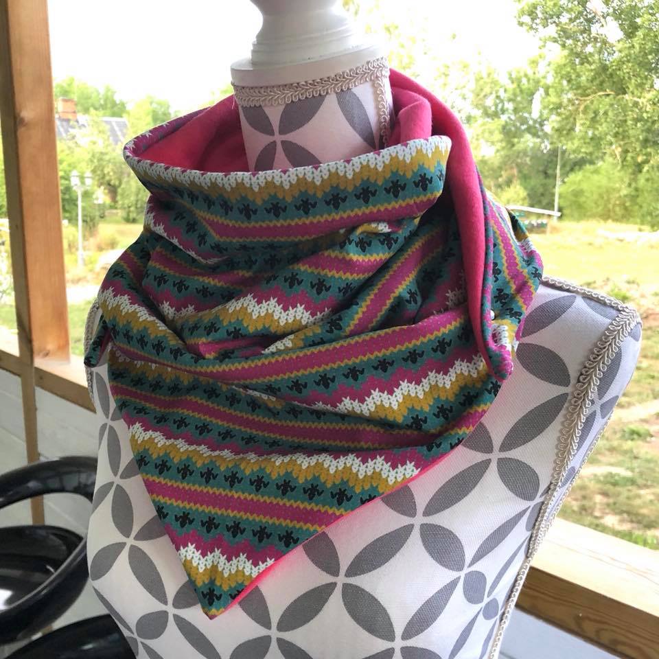 Plus Plus Hat & Scarf strl Prematur-Herr Pappersmönster