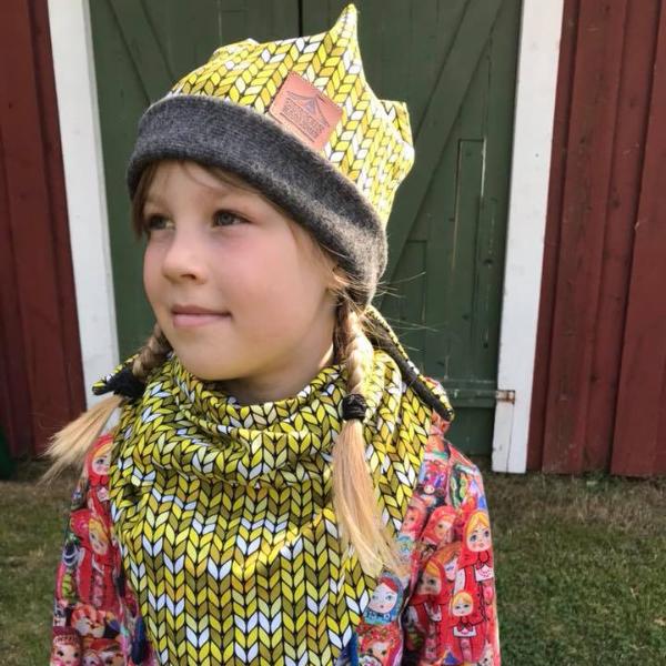 Plus Plus Hat & Scarf strl Prematur-Herr Pappersmönster