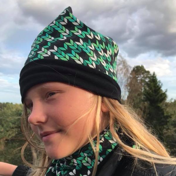 Plus Plus Hat & Scarf strl Prematur-Herr PDF-mönster