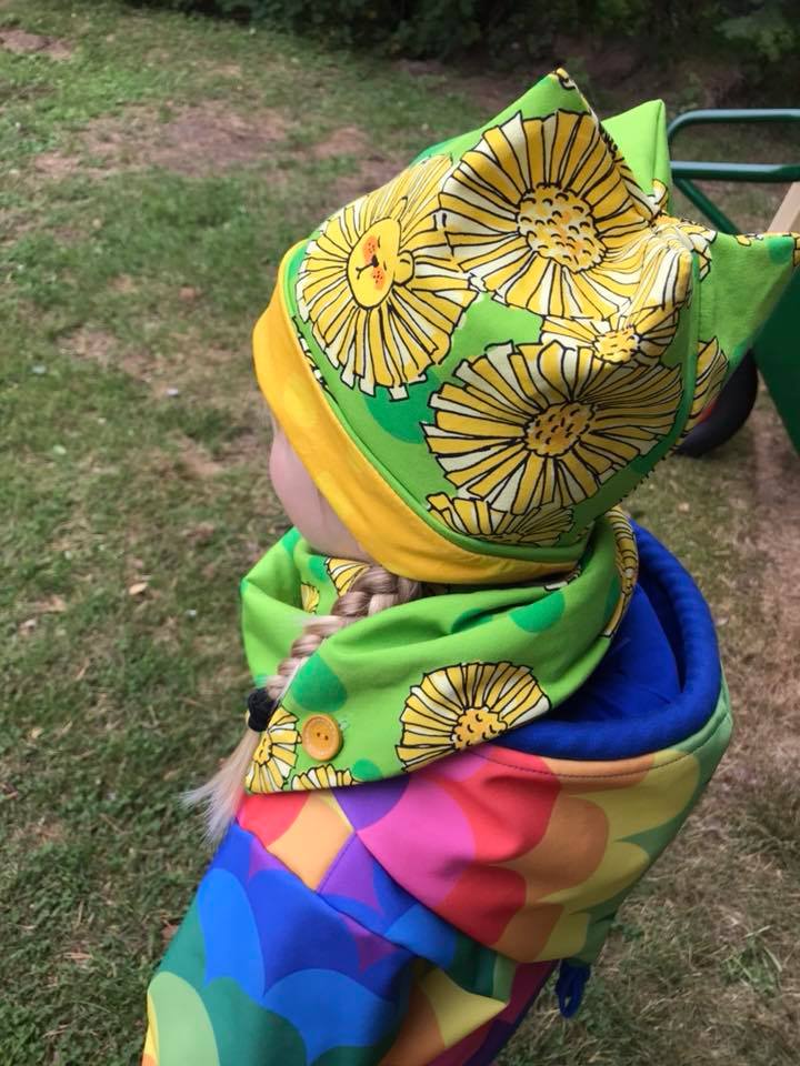 Plus Plus Hat & Scarf strl Prematur-Herr Pappersmönster