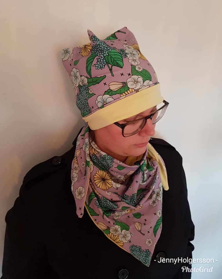 Plus Plus Hat & Scarf strl Prematur-Herr Pappersmönster