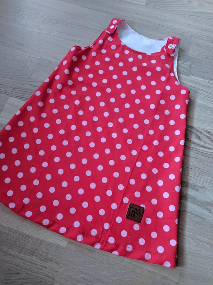 Karlssons Dungaree Dress Strl 62-164 PDF-mönster