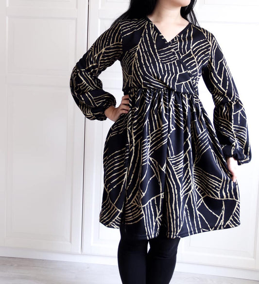 Sweet P Granpa Dress Strl 34-56 PDF-mönster