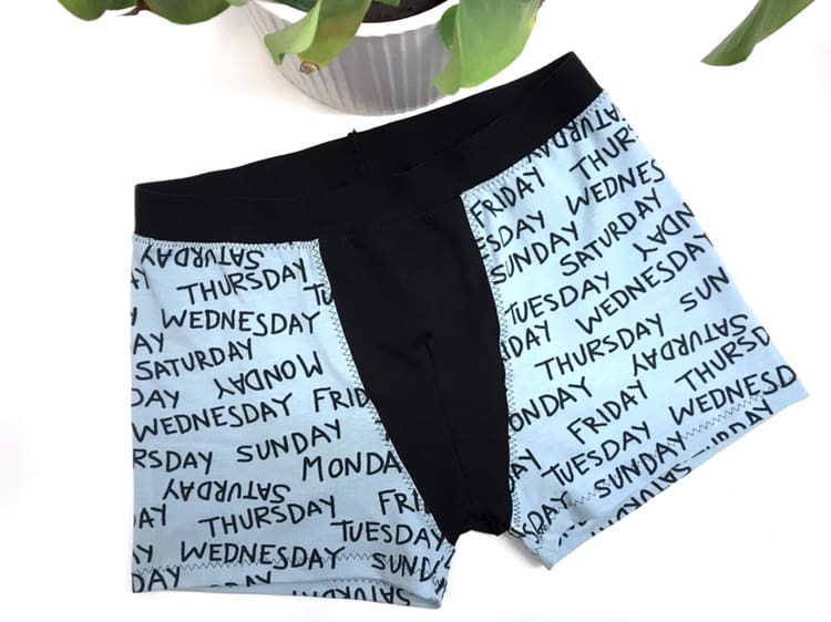 Big Bad Boxers Strl 2XS-4XL PDF-mönster