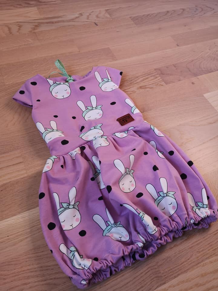 Blueberry Bell Dress Strl 80-164 Pappersmönster