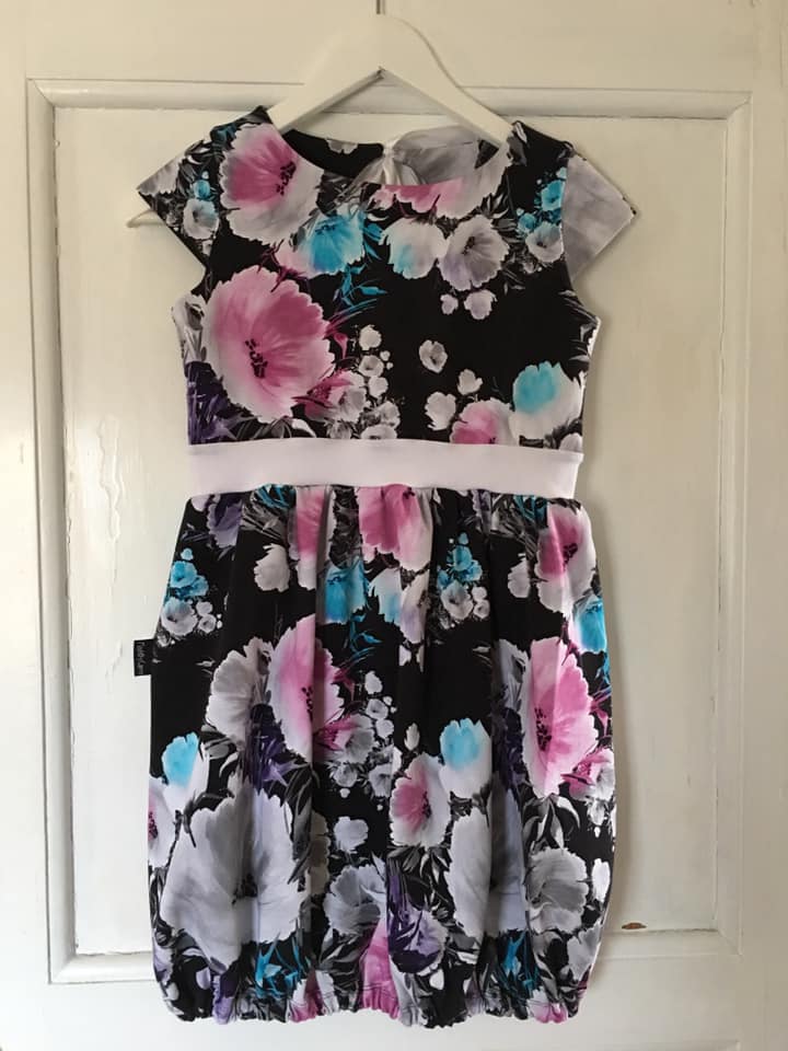 Blueberry Bell Dress Strl 80-164 Pappersmönster