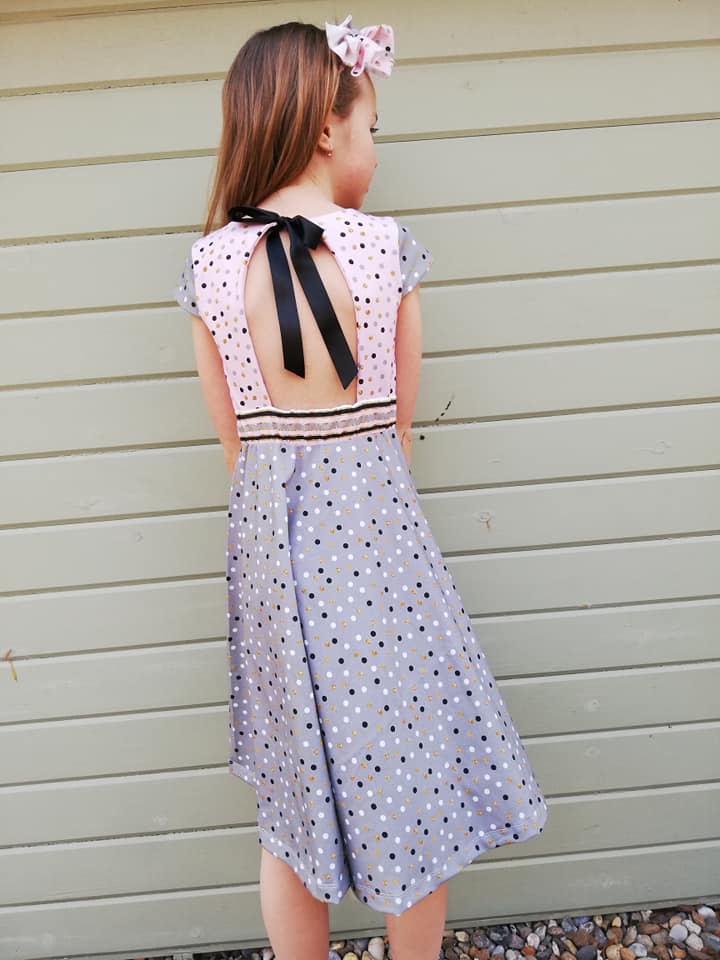 Blueberry Bell Dress Strl 80-164 Pappersmönster