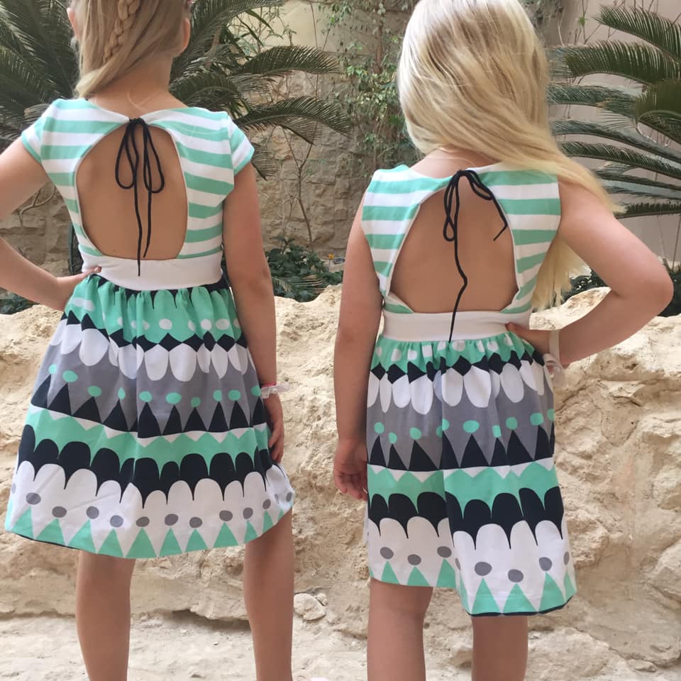 Blueberry Bell Dress Strl 80-164 Pappersmönster