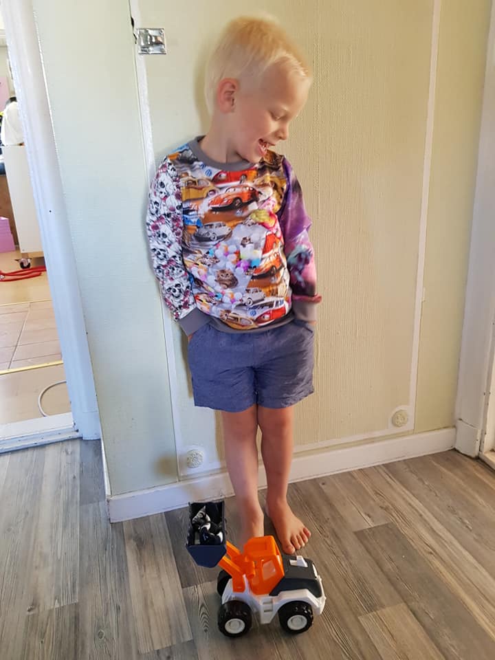 Sunshine Shirt Strl 62-170 PDF-mönster