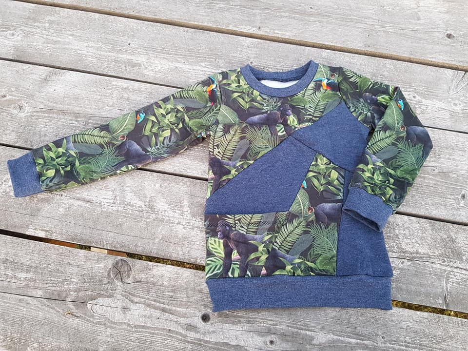 Sunshine Shirt Strl 62-170 PDF-mönster