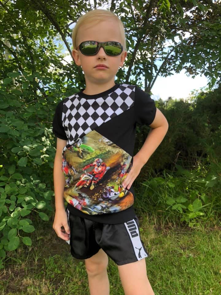 Sunshine Shirt Strl 62-170 PDF-mönster