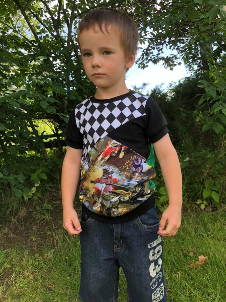 Sunshine Shirt Strl 62-170 PDF-mönster