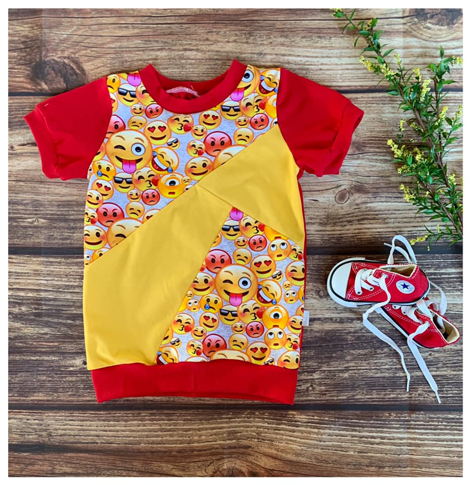 Sunshine Shirt Strl 62-170 PDF-mönster