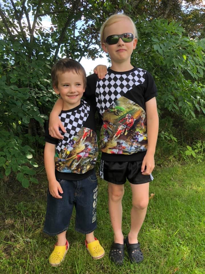 Sunshine Shirt Strl 62-170 PDF-mönster