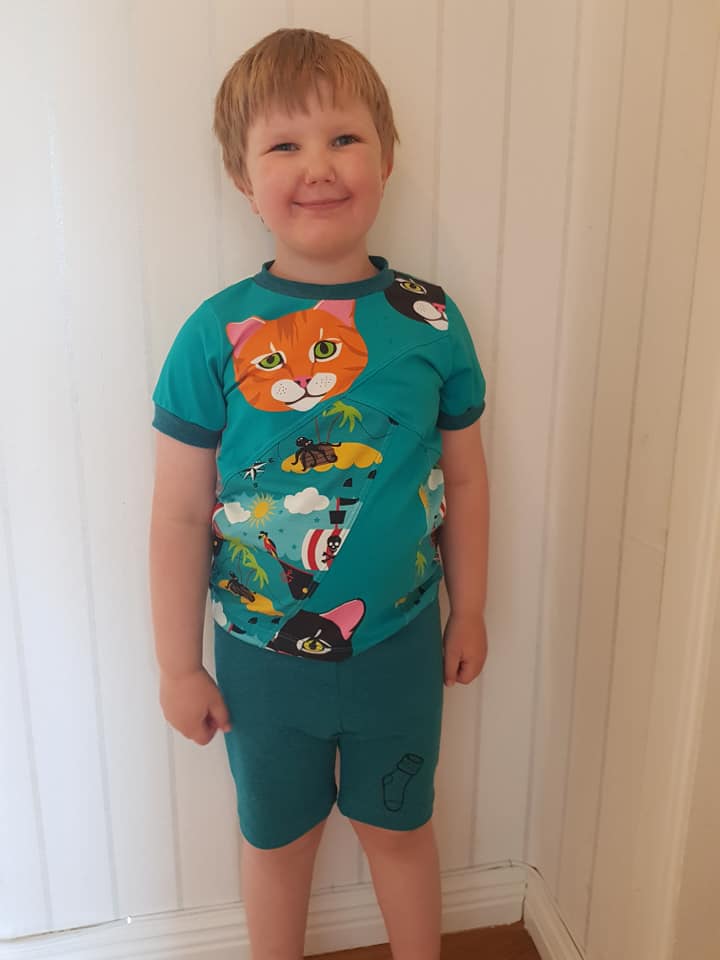 Sunshine Shirt Strl 62-170 PDF-mönster