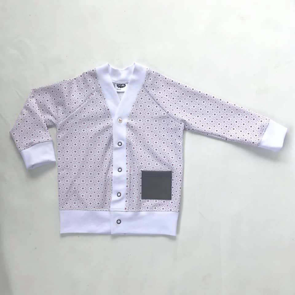 That BaumwULLE Cardigan Strl 56-170 Pappersmönster