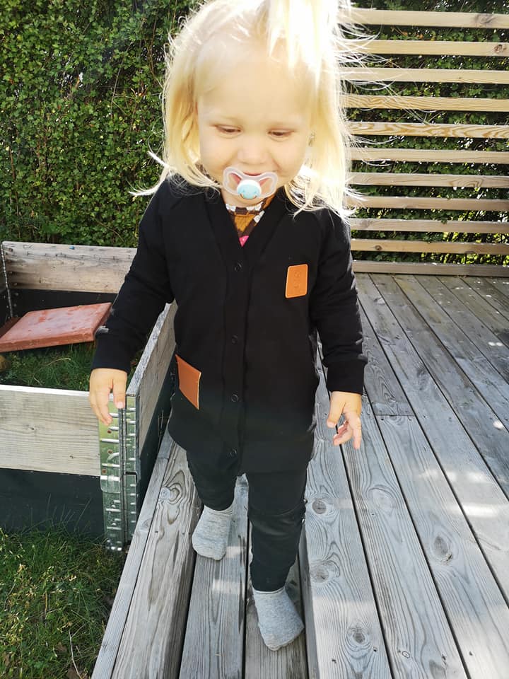 That BaumwULLE Cardigan Strl 56-170 Pappersmönster