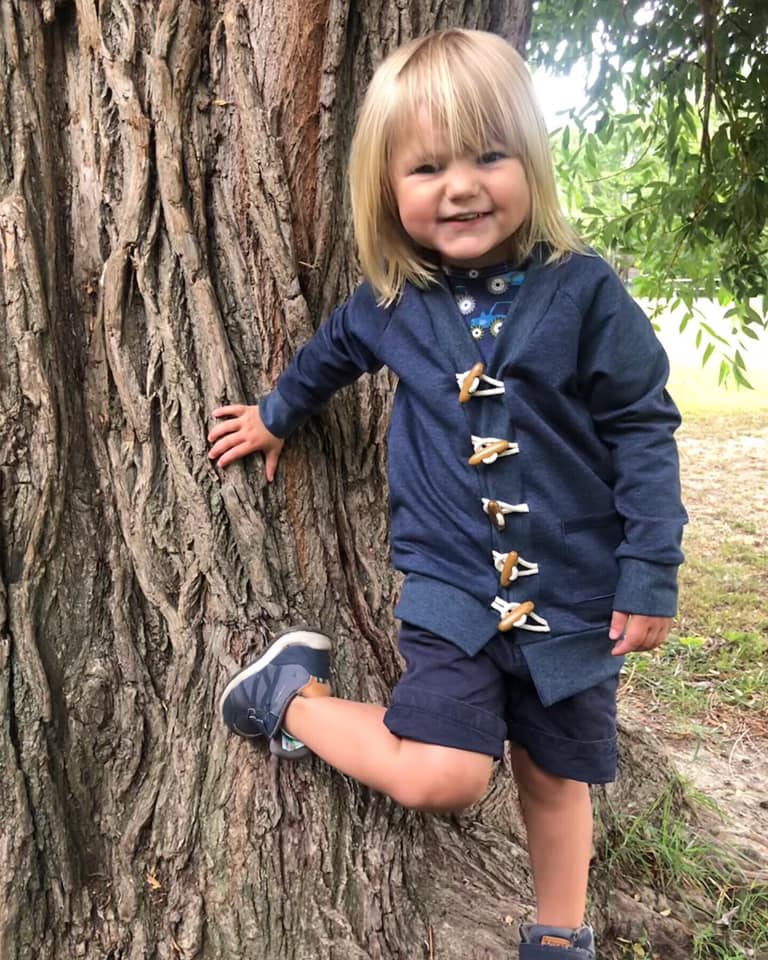 That BaumwULLE Cardigan Strl 56-170 Pappersmönster