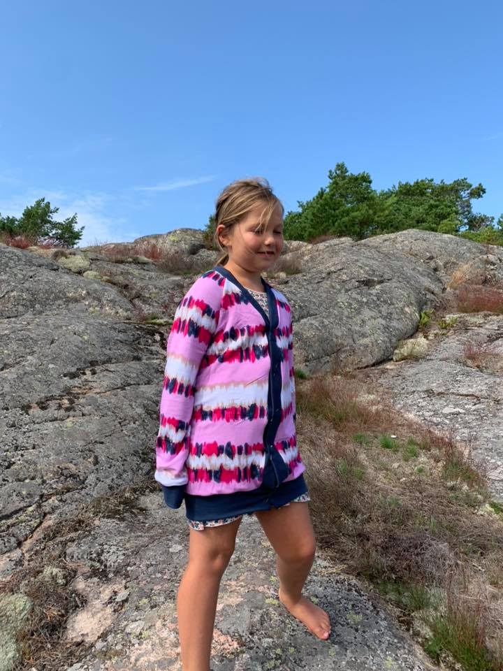 That BaumwULLE Cardigan Strl 56-170 Pappersmönster