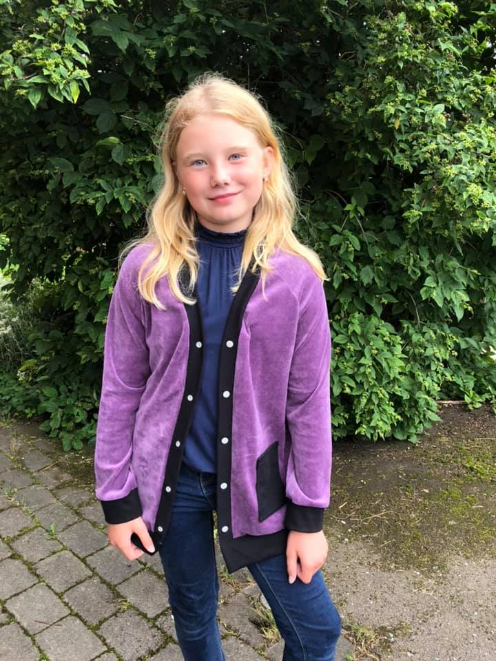 That BaumwULLE Cardigan Strl 56-170 Pappersmönster