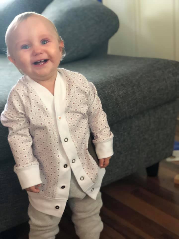 That BaumwULLE Cardigan Strl 56-170 Pappersmönster