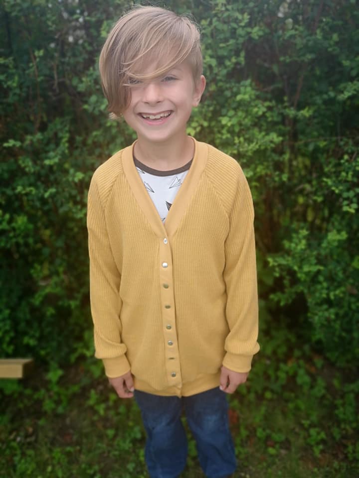 That BaumwULLE Cardigan Strl 56-170 Pappersmönster