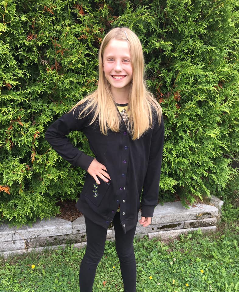 That BaumwULLE Cardigan Strl 56-170 Pappersmönster