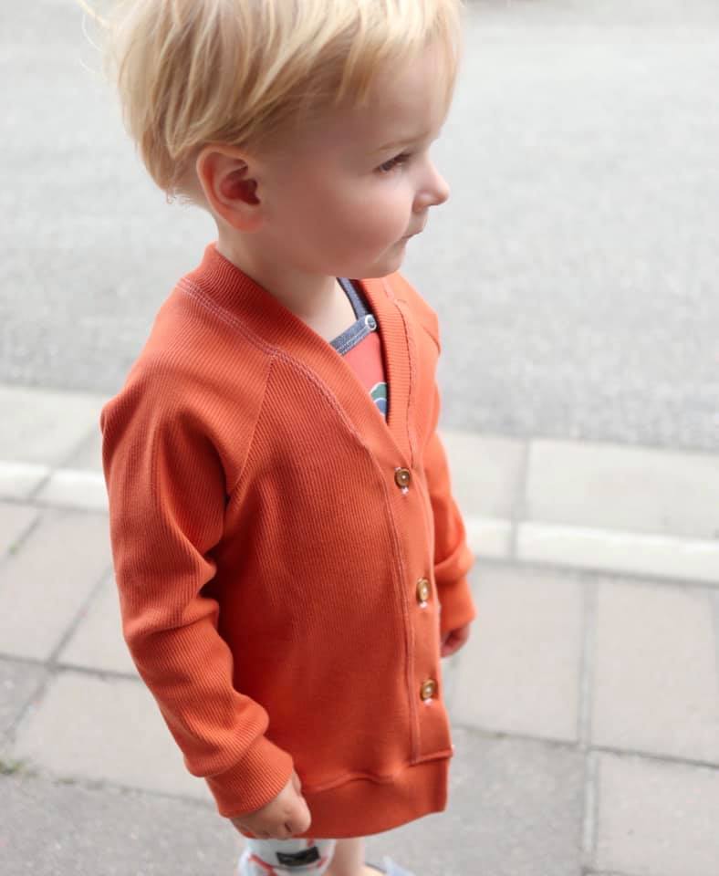 That BaumwULLE Cardigan Strl 56-170 Pappersmönster