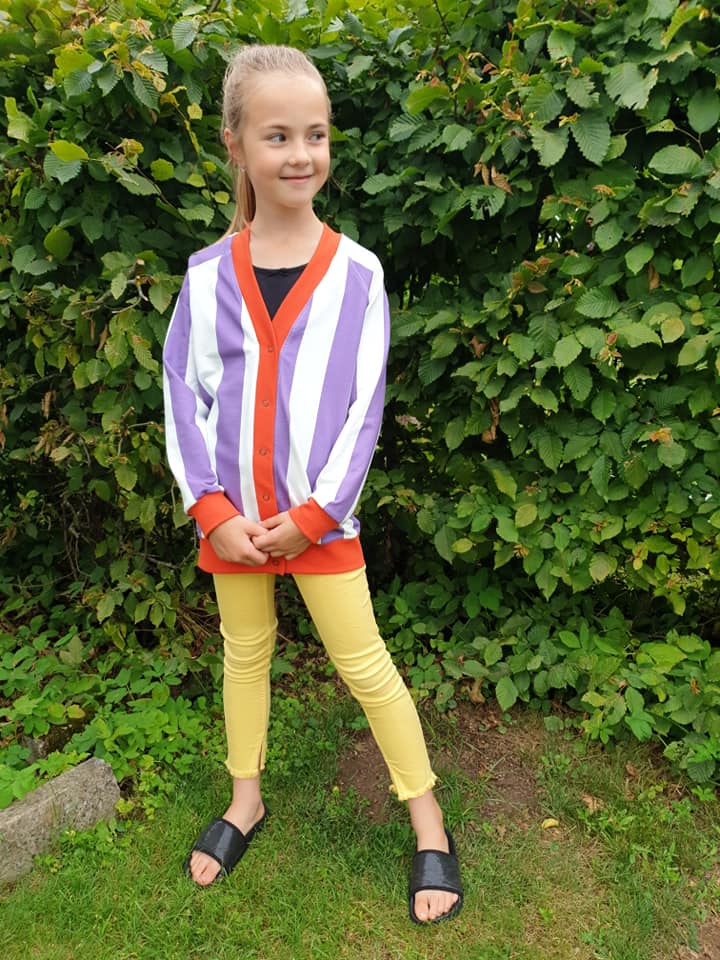 That BaumwULLE Cardigan Strl 56-170 Pappersmönster
