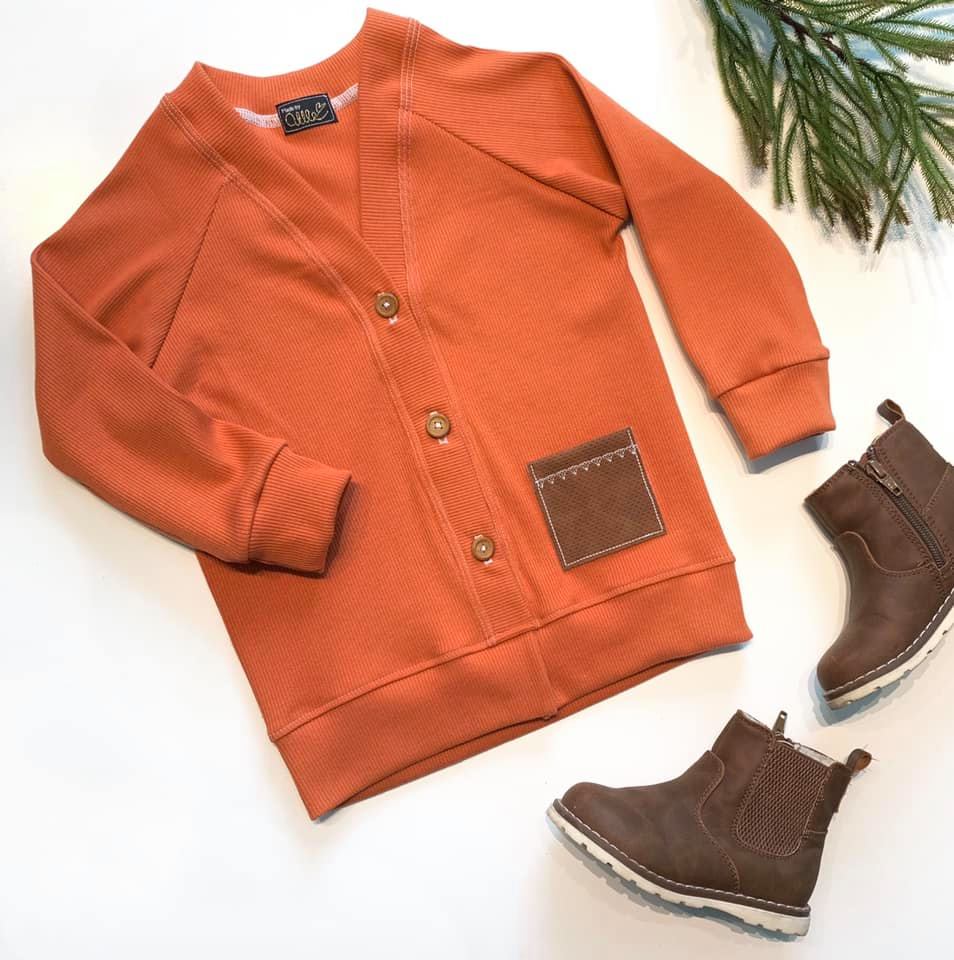 That BaumwULLE Cardigan Strl 56-170 Pappersmönster