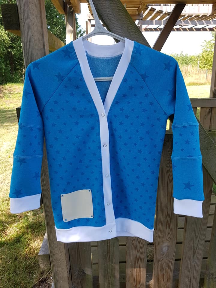 That BaumwULLE Cardigan Strl 56-170 Pappersmönster