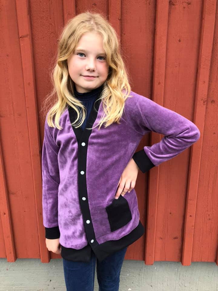 That BaumwULLE Cardigan Strl 56-170 Pappersmönster