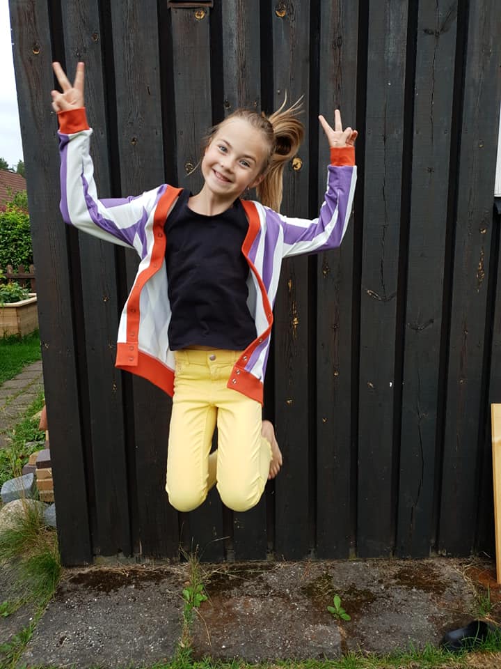 That BaumwULLE Cardigan Strl 56-170 Pappersmönster
