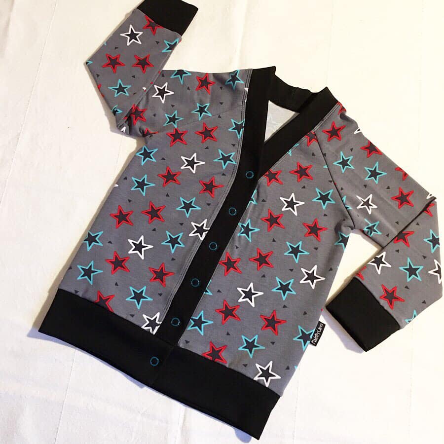 That BaumwULLE Cardigan Strl 56-170 Pappersmönster