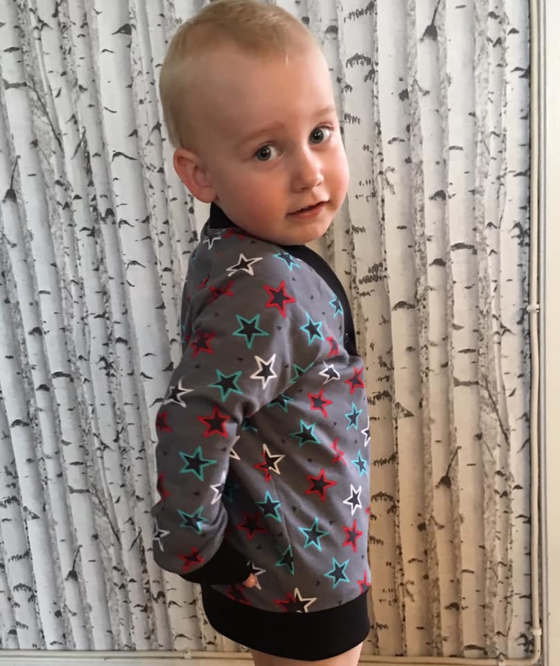 That BaumwULLE Cardigan Strl 56-170 Pappersmönster