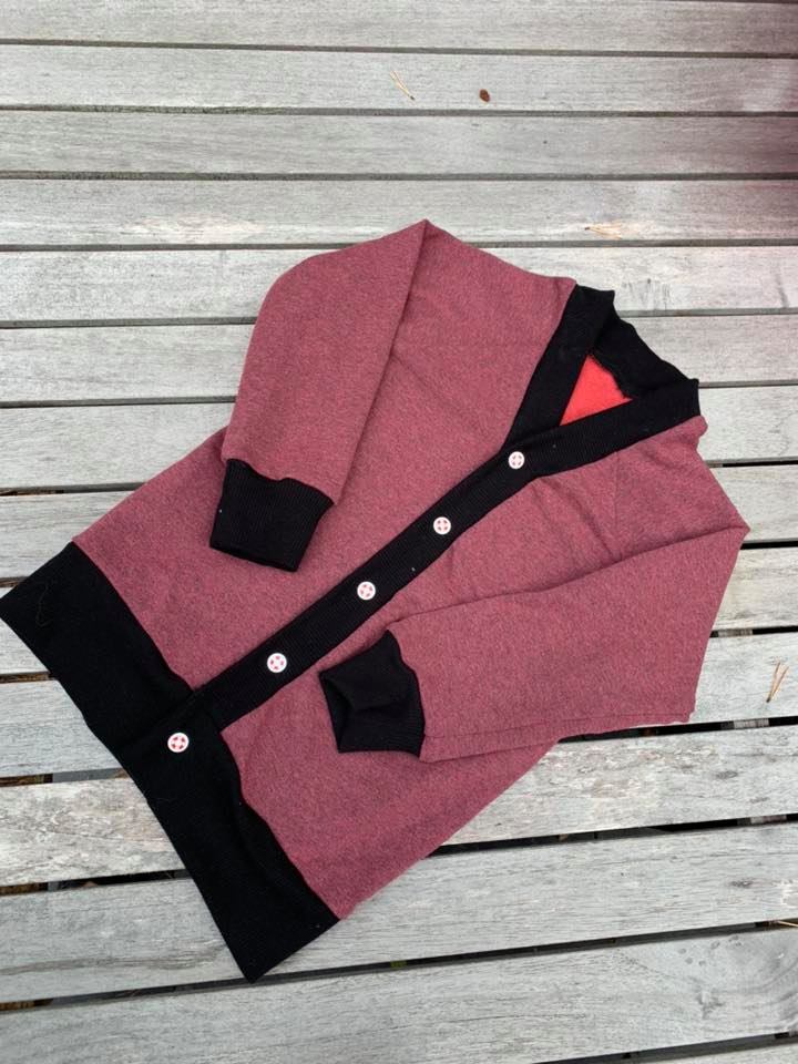 That BaumwULLE Cardigan Strl 56-170 Pappersmönster