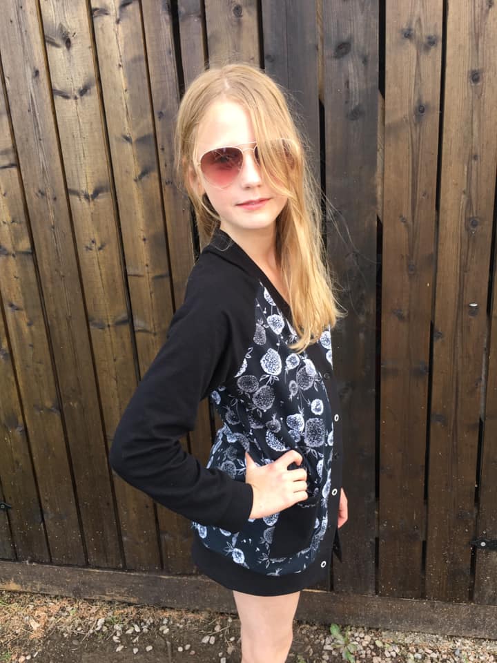 That BaumwULLE Cardigan Strl 56-170 Pappersmönster